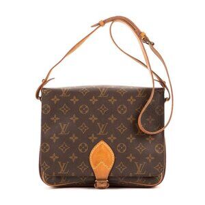 Louis Vuitton Cult Ciel Brown Monogram Canvas Shoulder Bag